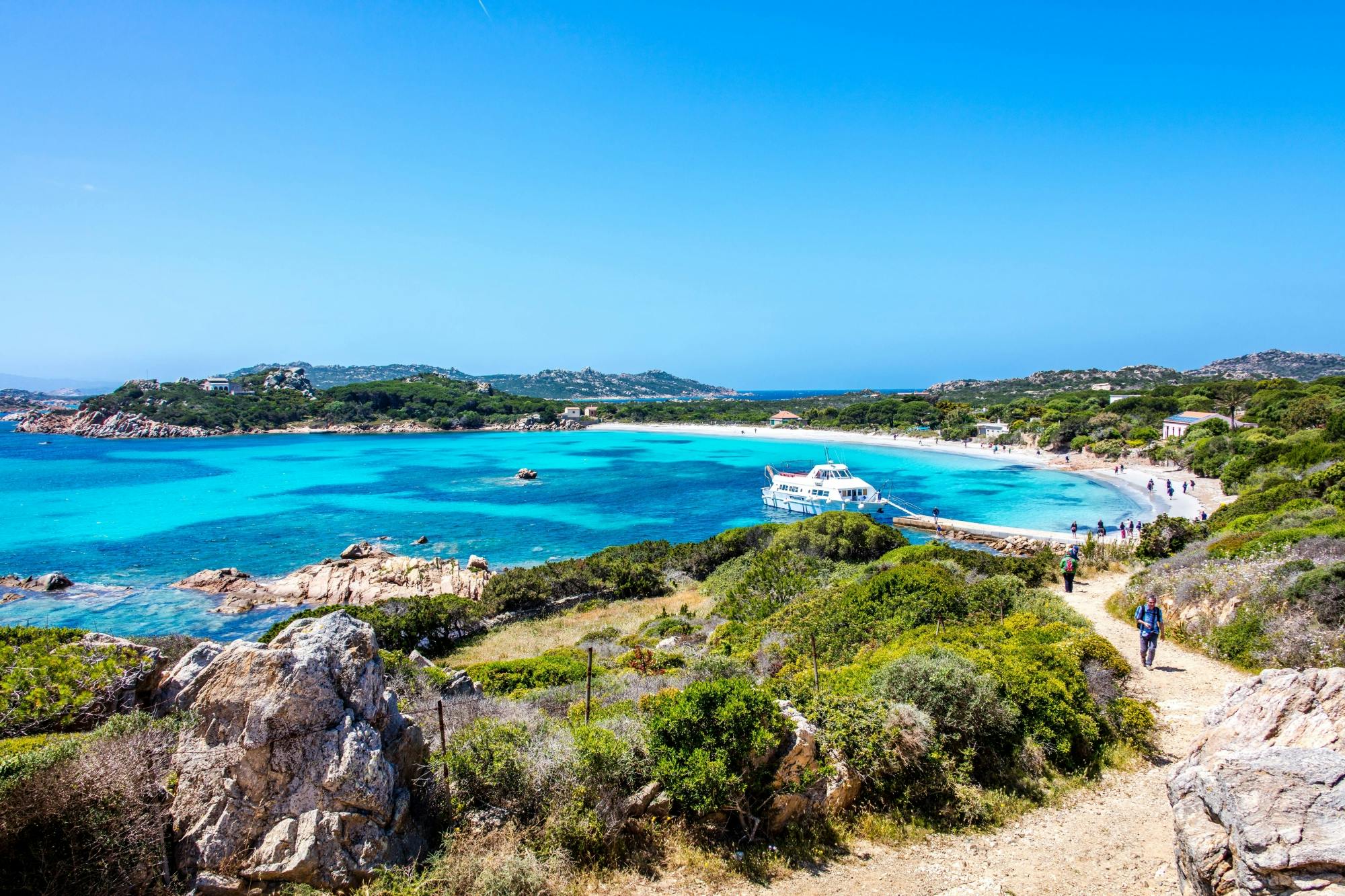 Archipiélago de La Maddalena en lancha motora