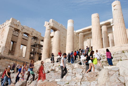 Acropolis of Athens early walking tour
