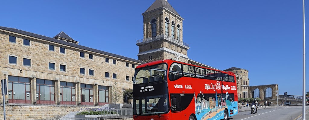 Billetes de autobús turístico para el tour por la ciudad de Gijón