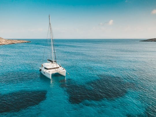 Croisière en catamaran au coucher du soleil depuis Réthymnon