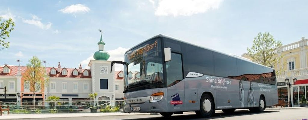 Transfer busem z Wiednia do Designer Outlet Parndorf z czasem wolnym