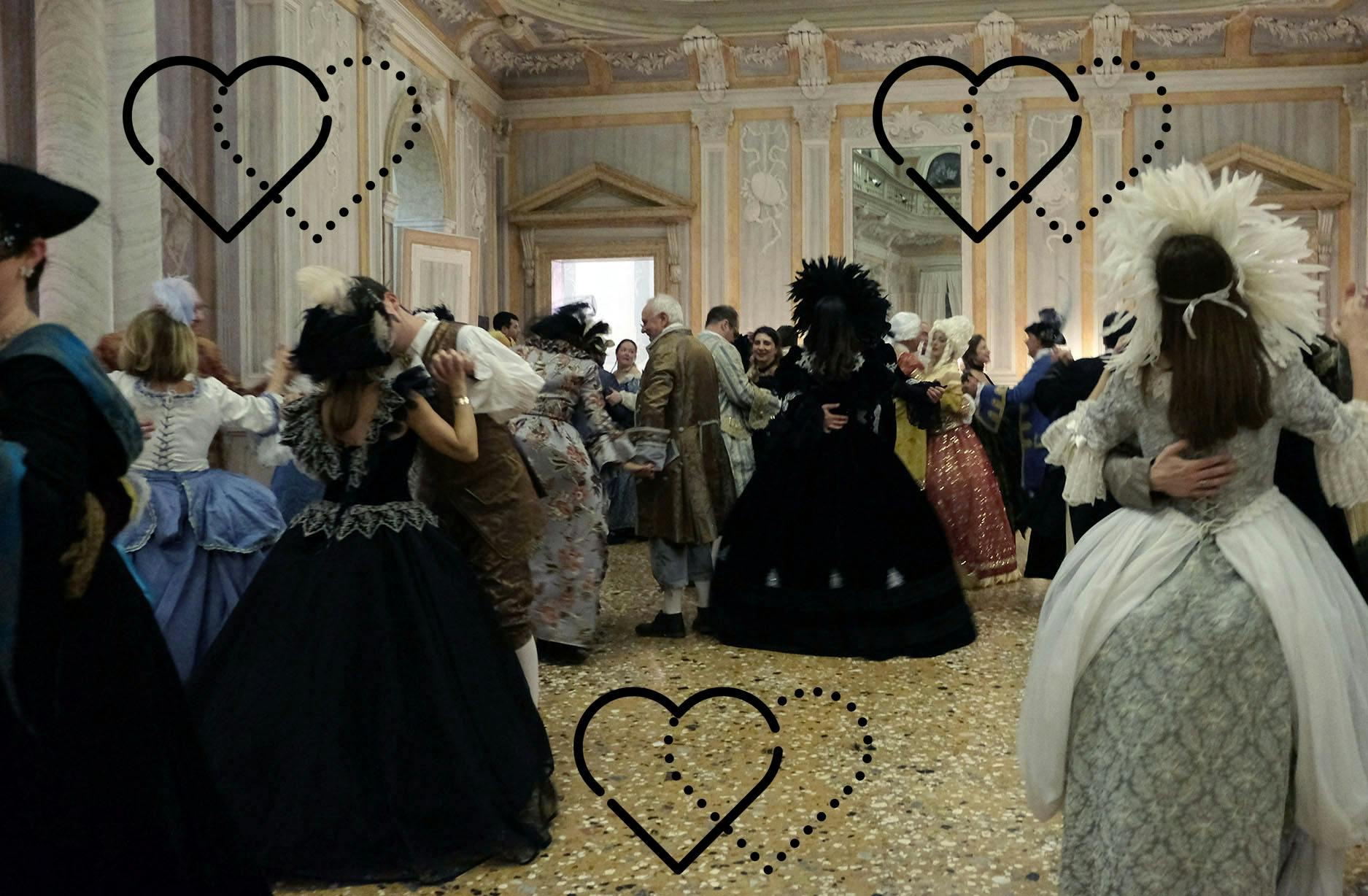Saint-Valentin au carnaval de Venise 2023