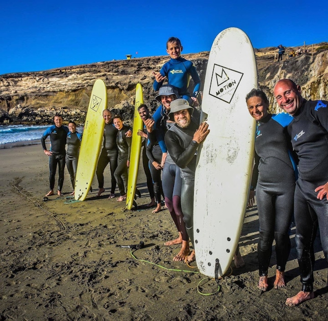 Surfing Lessons in the South of Fuerteventura with Transfer musement
