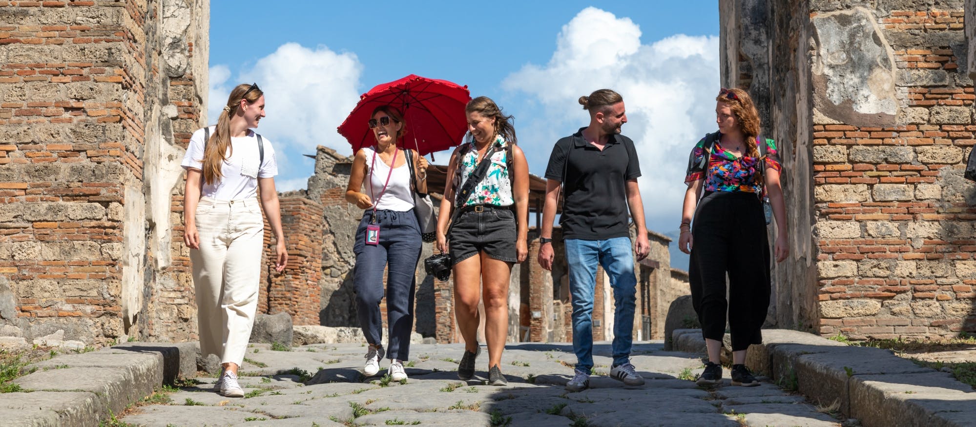 Ruïnes van Pompeii kleine groepstour met een lokale gids