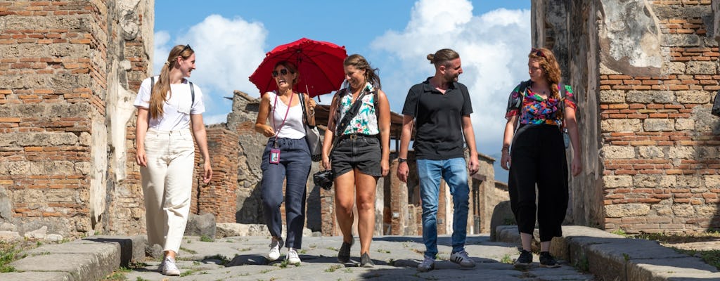 Ruïnes van Pompeii kleine groepstour met een lokale gids