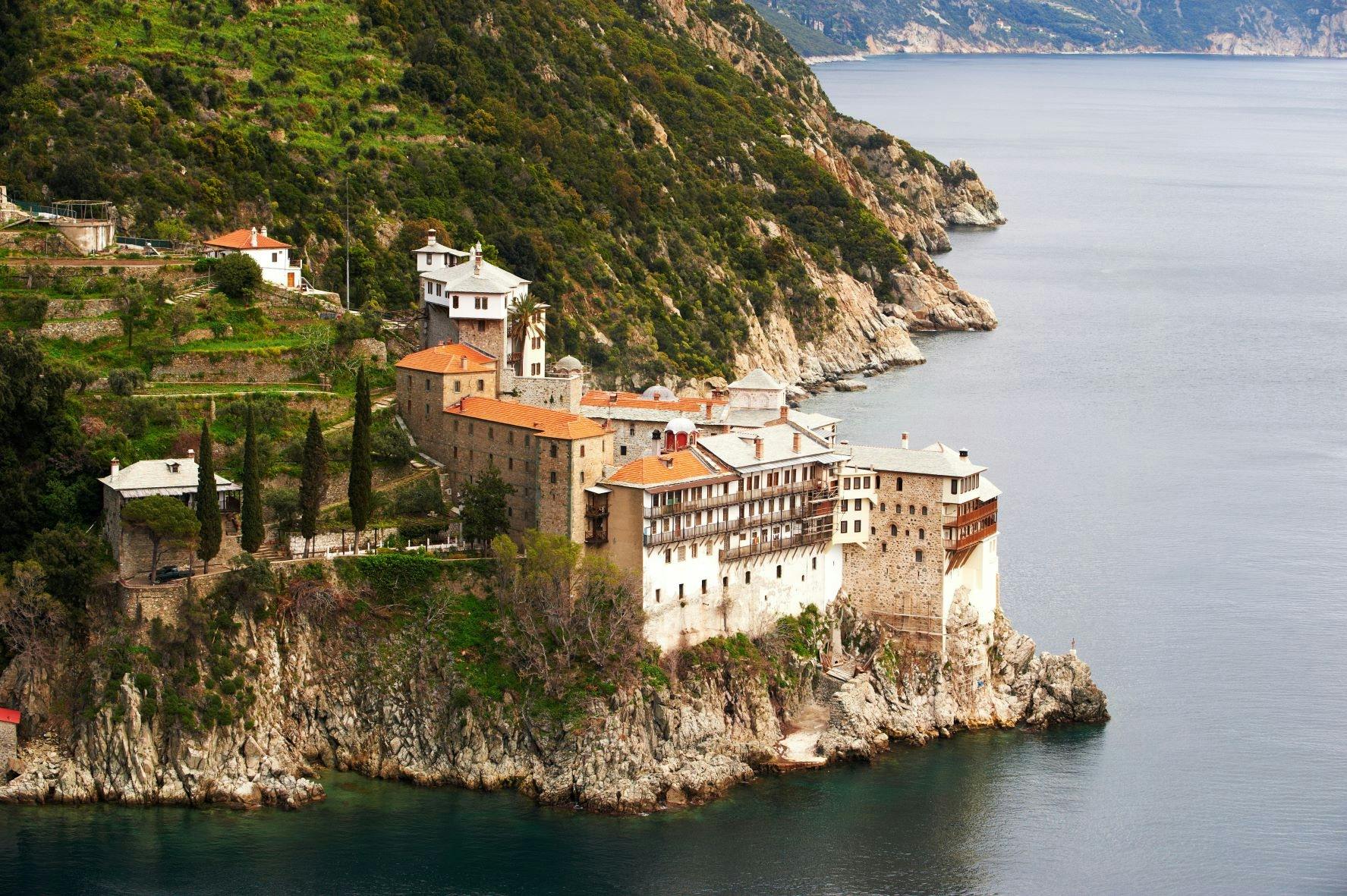 Mount Athos and Ouranoupolis cruise from Sithonia and Kassandra