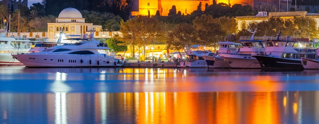 Rhodes by night medieval city guided tour plus dinner and more