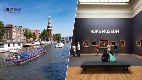 Crucero por los canales de Ámsterdam y entrada al Rijksmuseum