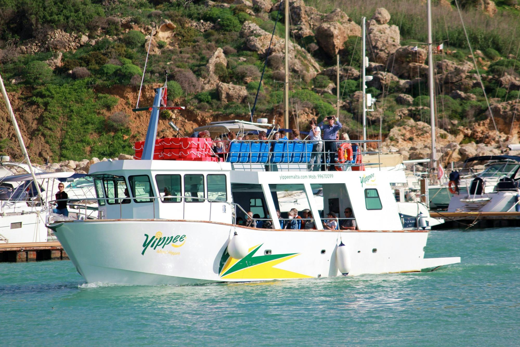 Gozo Tuk-Tuk & Comino Island Hopper Boat Tour