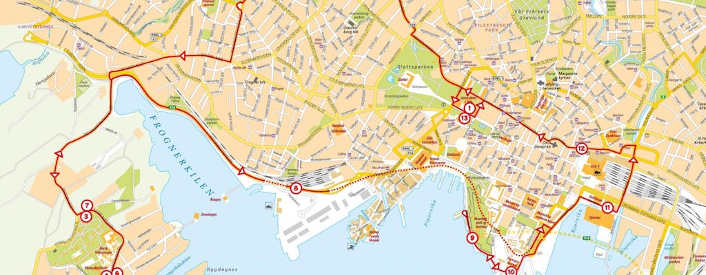 48-hour Oslo hop-on hop-off bus tour