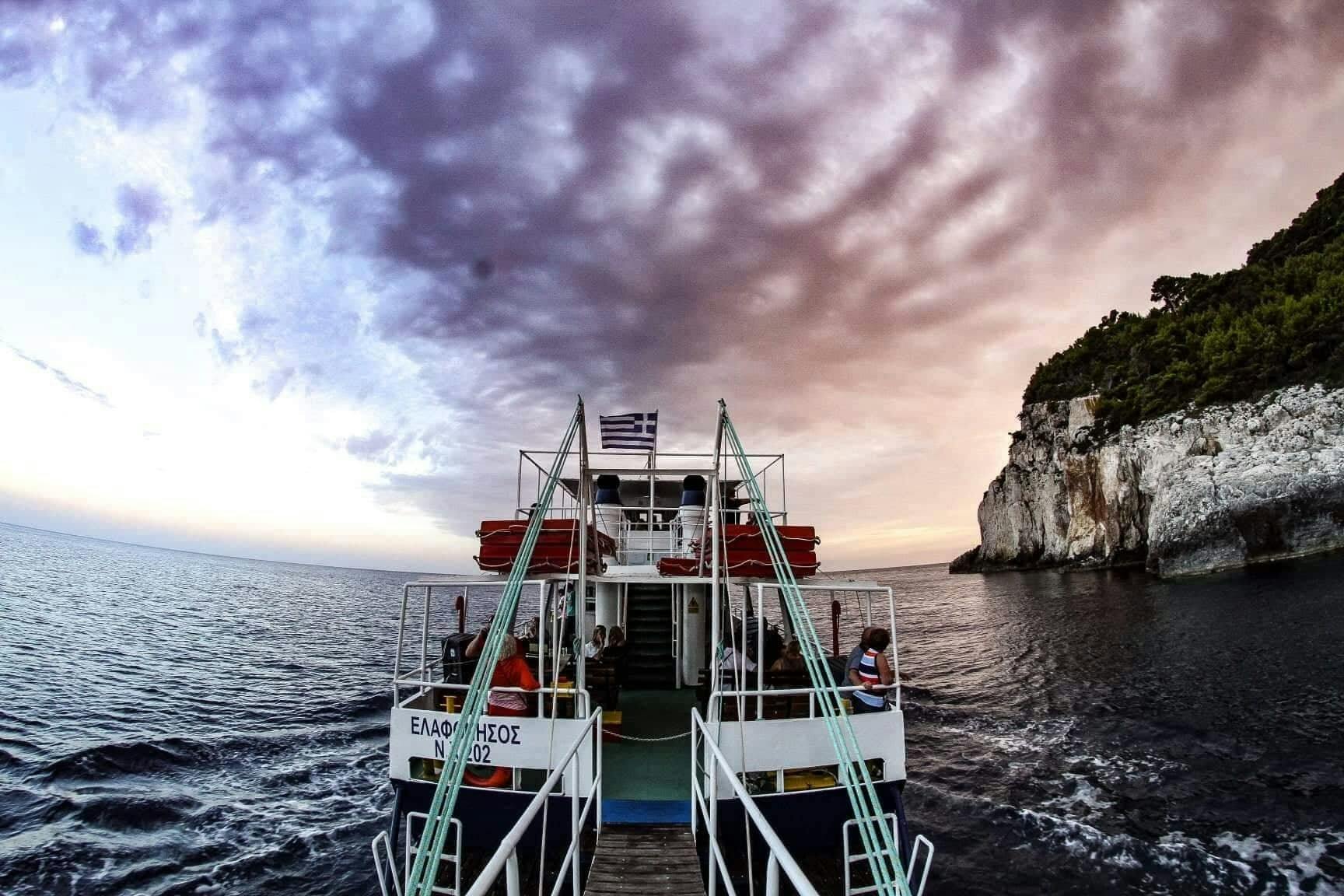 sunset dinner cruise zante