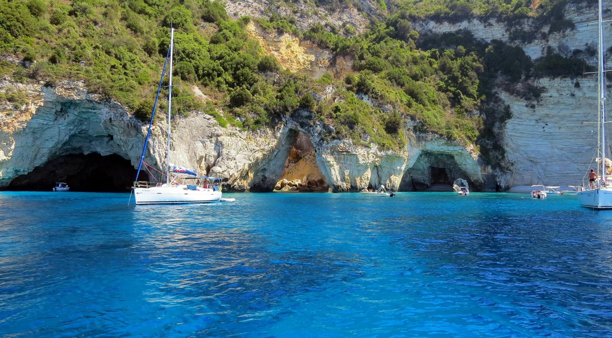 Paxos and Antipaxos Captain Hook Boat Cruise