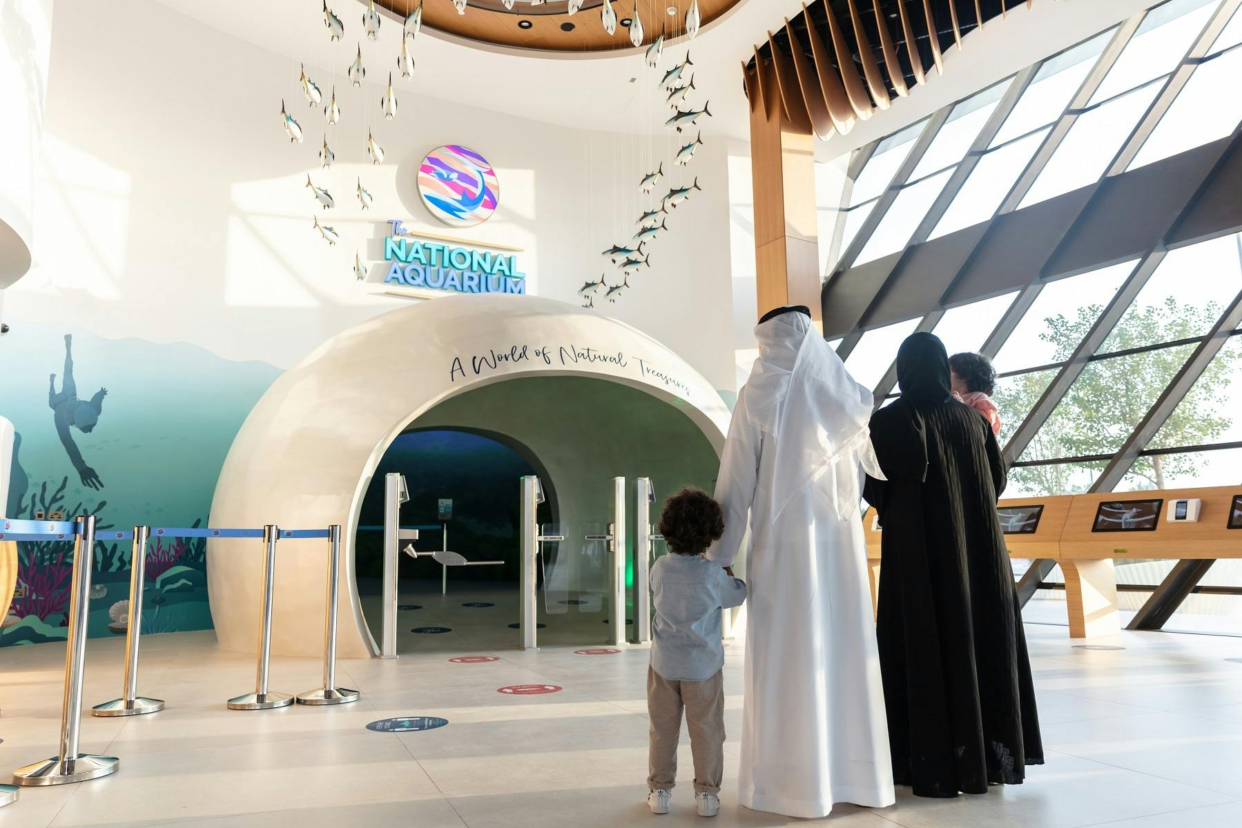 Entrance tickets to The National Aquarium Abu Dhabi