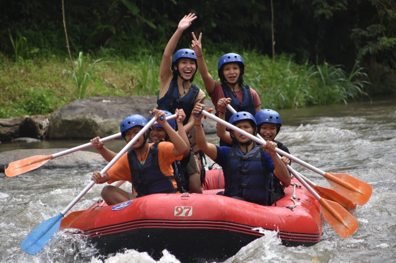 Ayung River white water rafting with Bali pickup Musement