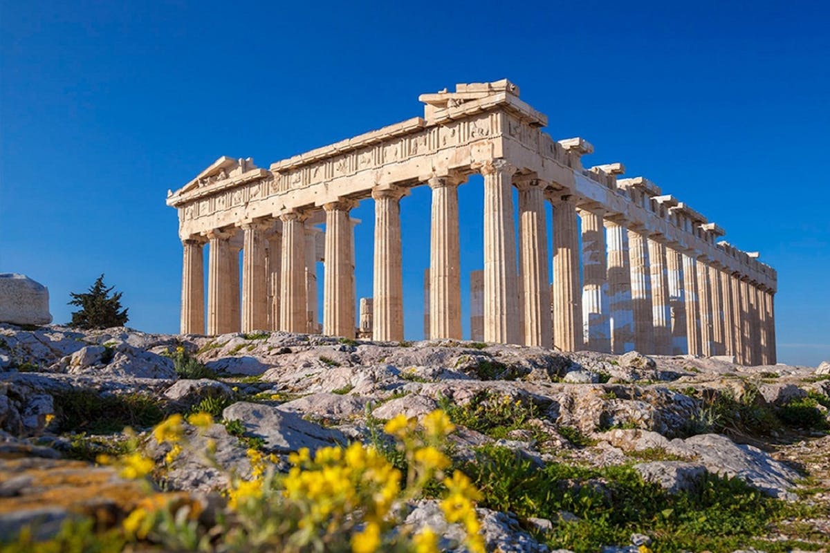 Zelf begeleide audiotour op de Akropolis heuvel