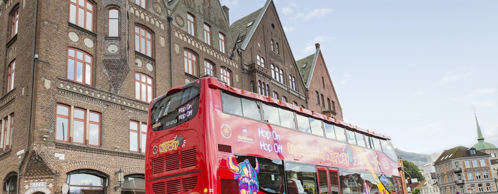 City Sightseeing hop-on hop-off bus tour of Bergen