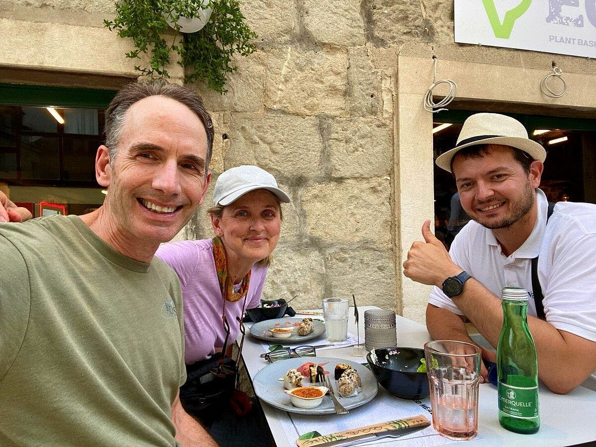 Vegan food tour of Split