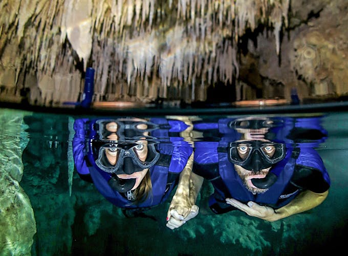 Snorkelling with Turtles and Cenote Swim in Riviera Maya