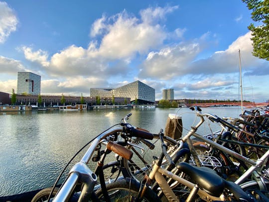 Excursão de bicicleta guiada por áudio "Eastern Docklands Amsterdam"
