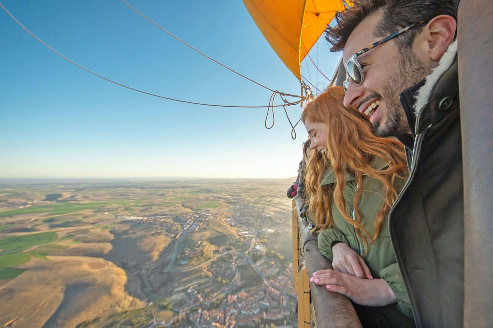 Segovia hot air balloon ride from Madrid
