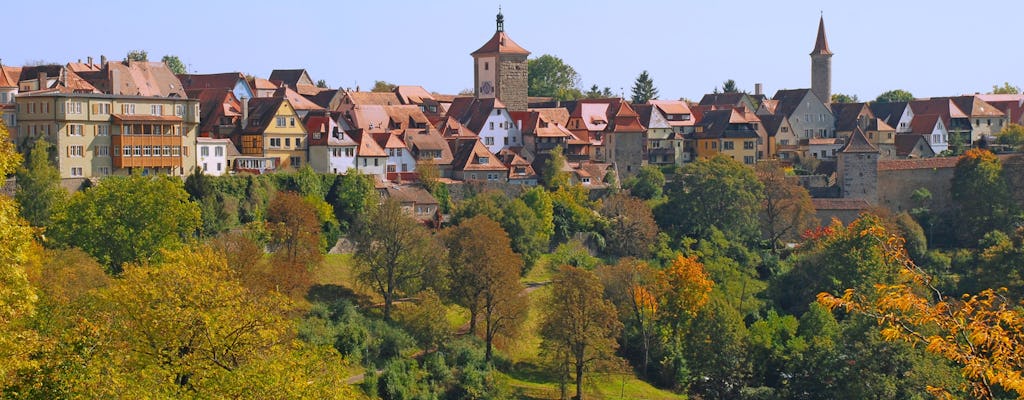 Visite de la route romantique et de Rothenburg ob der Tauber au départ de Würzburg
