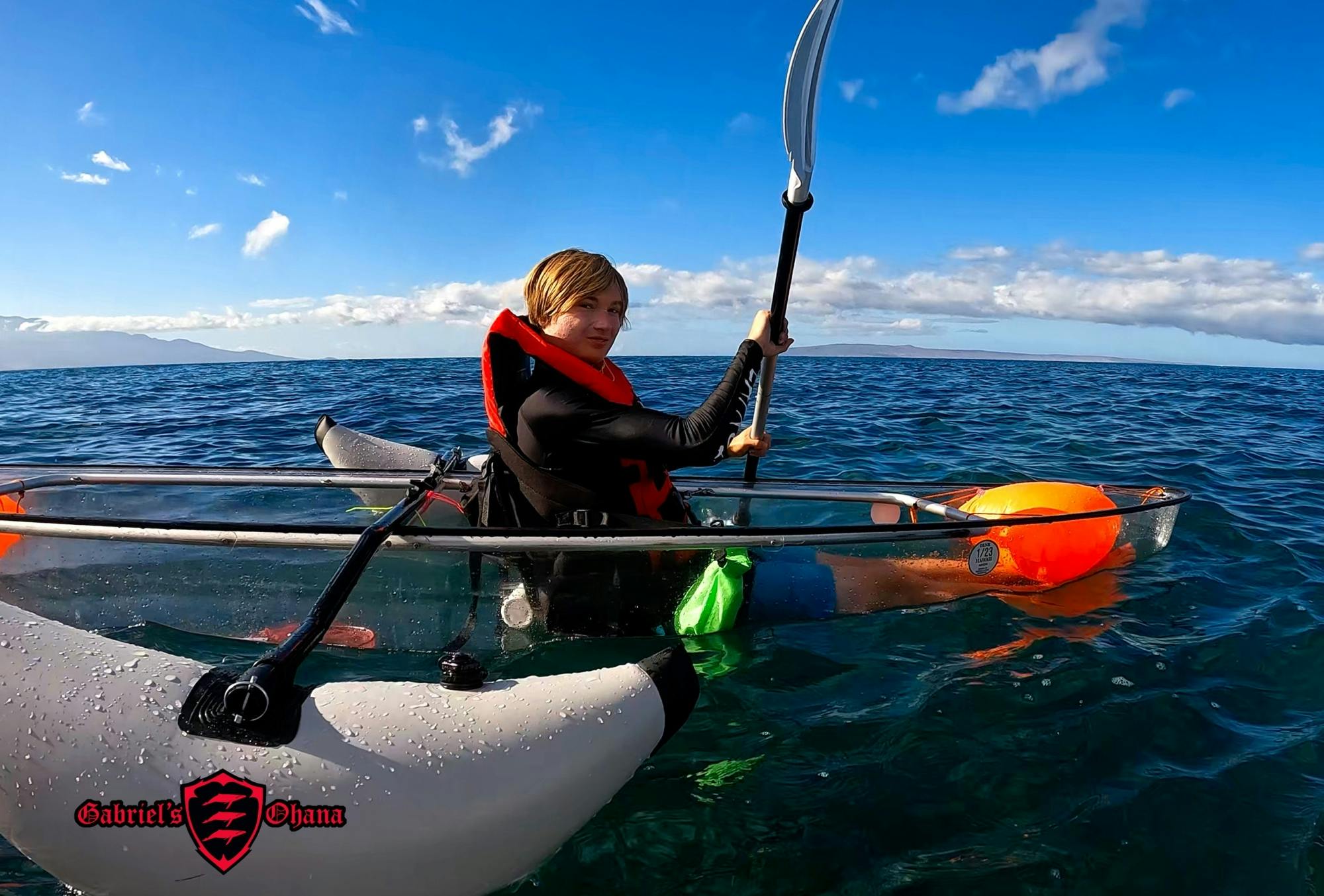 Clear kayak reef tour with pontoons in Maui Musement