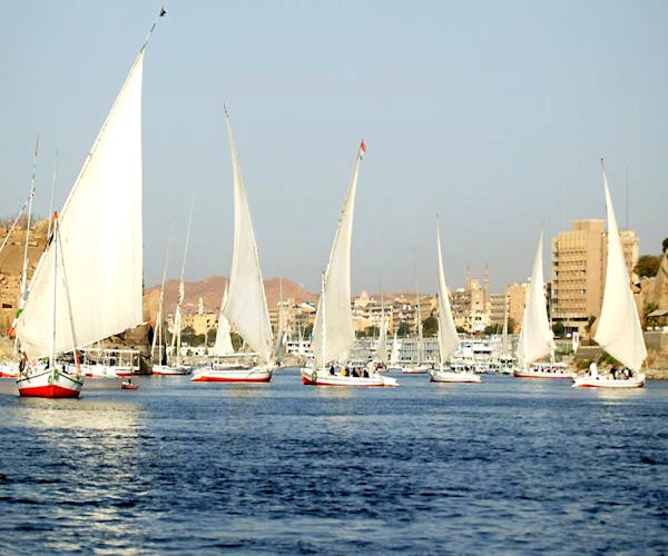 Tour of Aswan hilights including a felucca experience