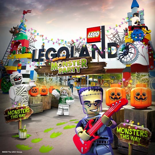 Ingresso per 1 giorno a: LEGOLAND California + Monster Party con opzione SEA LIFE® Aquarium + Water Park