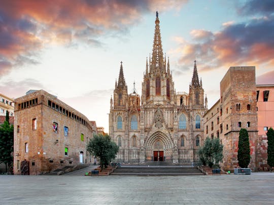 Tour a piedi autoguidato del quartiere Gotico di Barcellona