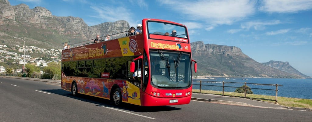 City Sightseeing hop-on hop-off bus with entry to 3 attractions