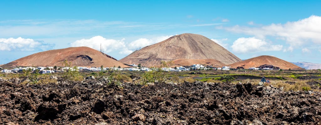 Lanzarote-utflykt med Timanfaya nationalpark och El Golfo