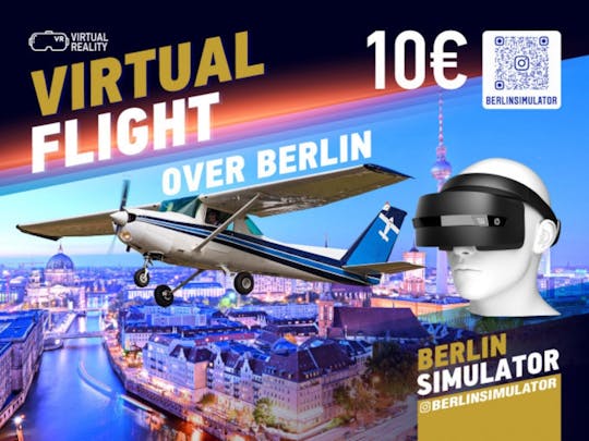 Experiência de voo virtual sobre Berlim