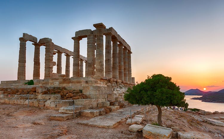 Sounion and Poseidon's Temple sunset private half day tour