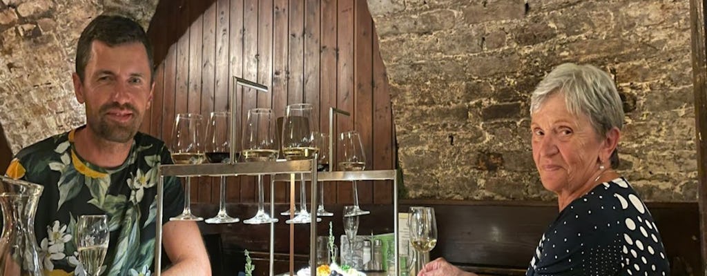 Dégustation de vin dans une cave à vin du centre-ville de Vienne