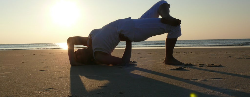 Yogastunde mit Sandy