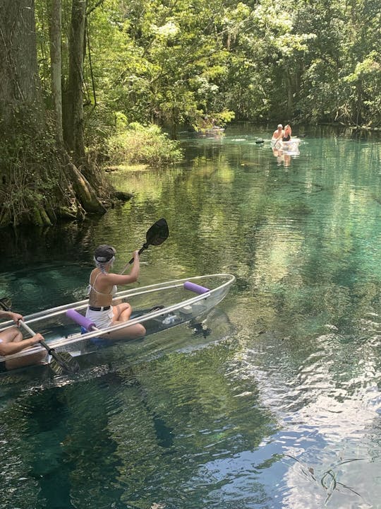 Clear Canoeing at Silver Springs Florida