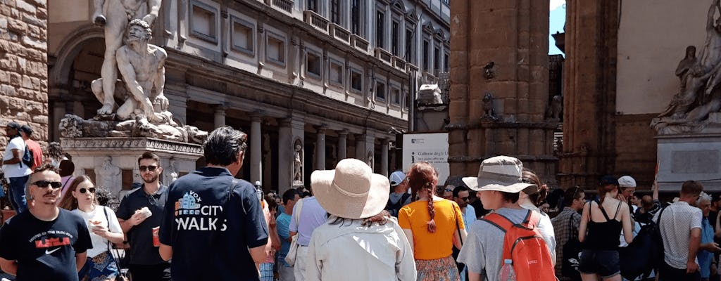 Florence walking tour pass with 1 guided and 7 self-guided routes