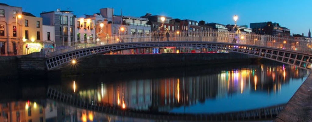 Panoramiczna nocna wycieczka Big Busem po Dublinie
