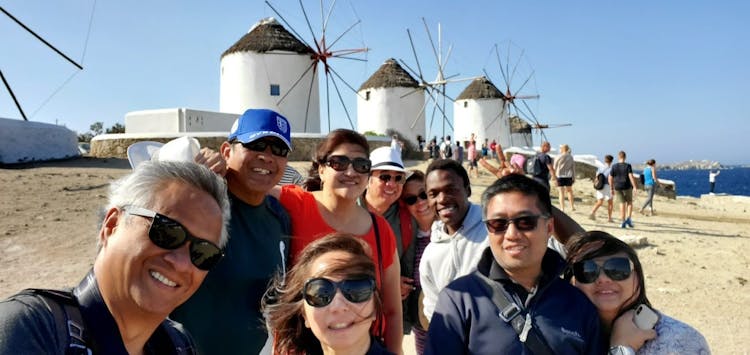 Half-day island of Mykonos exclusive small group tour