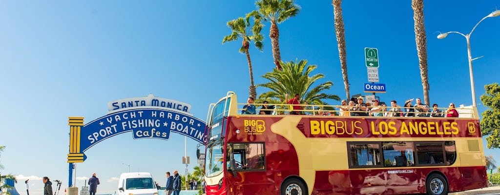 Big Bus tour of Los Angeles Deluxe route