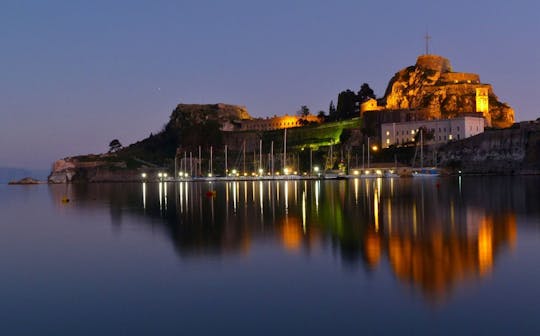 Guided tour of Corfu Town by night with cruise on a pirate ship