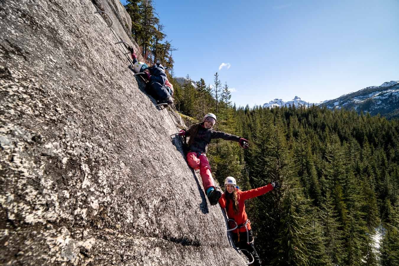 Squamish-Klettersteig inklusive Sea-to-Sky-Gondelticket