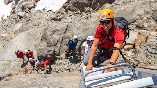 Guided hike on the Whistler via ferrata