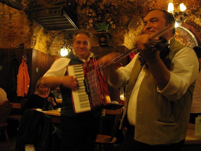 Traditional tasting dinner with folk music in Vienna