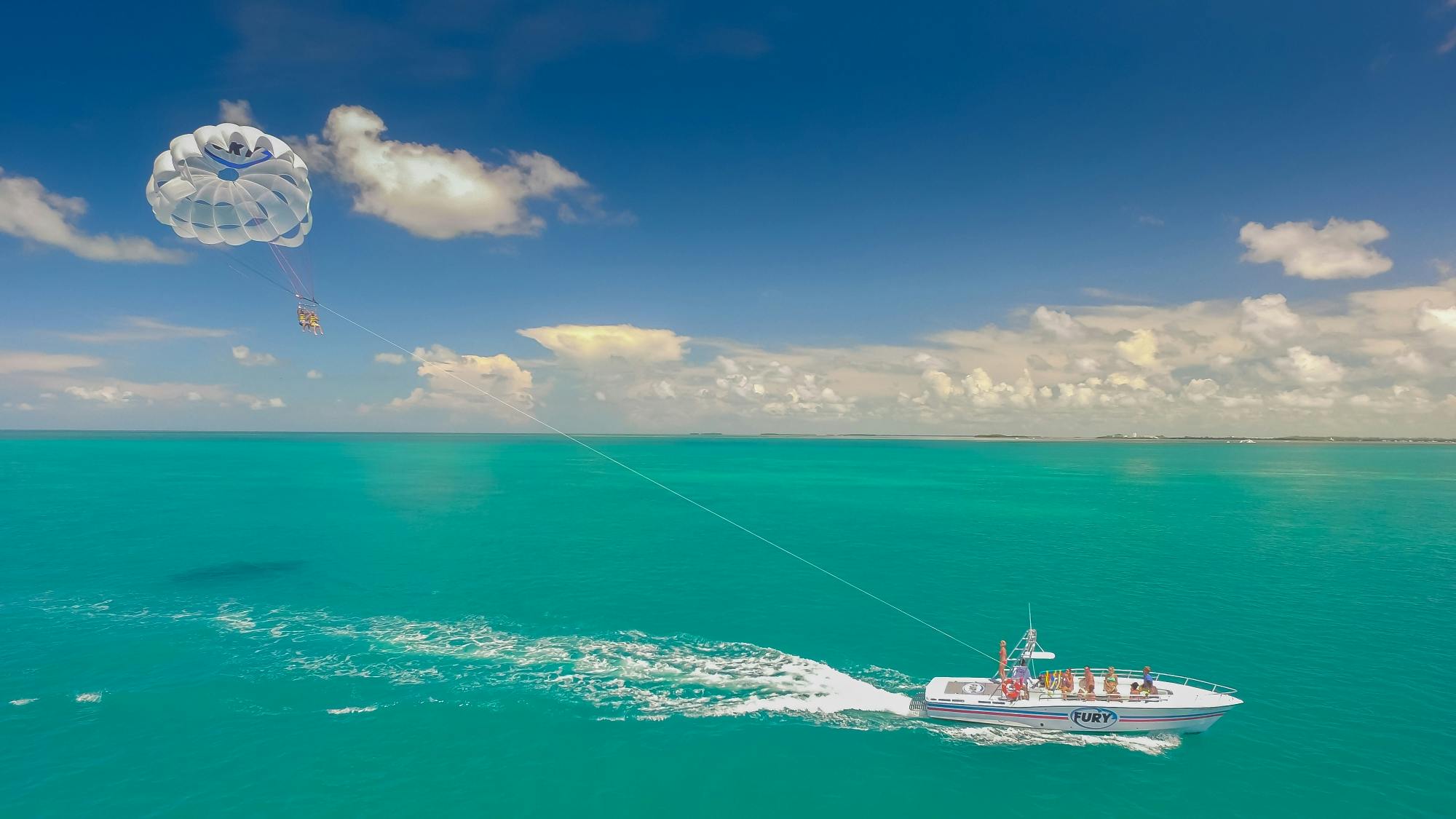 Excursion d'une journée à Key West avec aventure en parachute ascensionnel