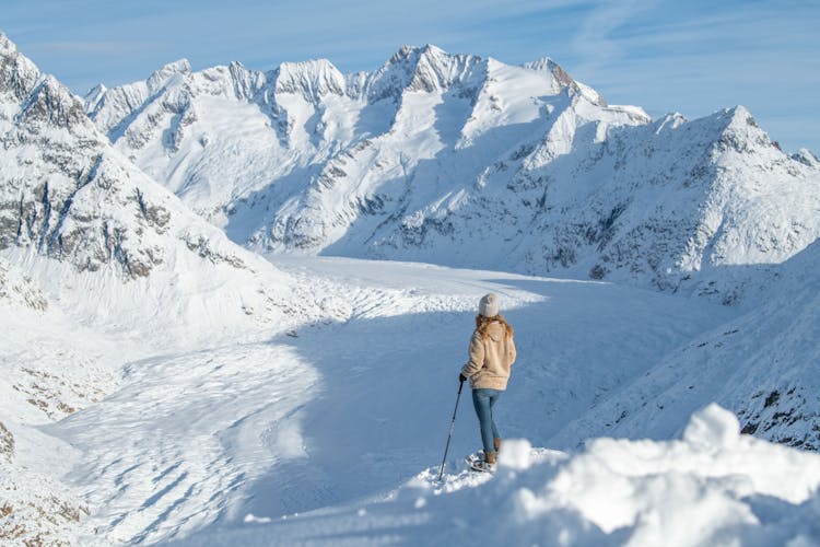 Aletsch Arena round-trip cable car ticket to View Point Moosfluh