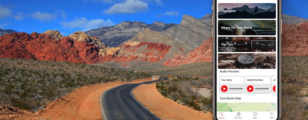 Tour di guida senza guida da Las Vegas al Grand Canyon