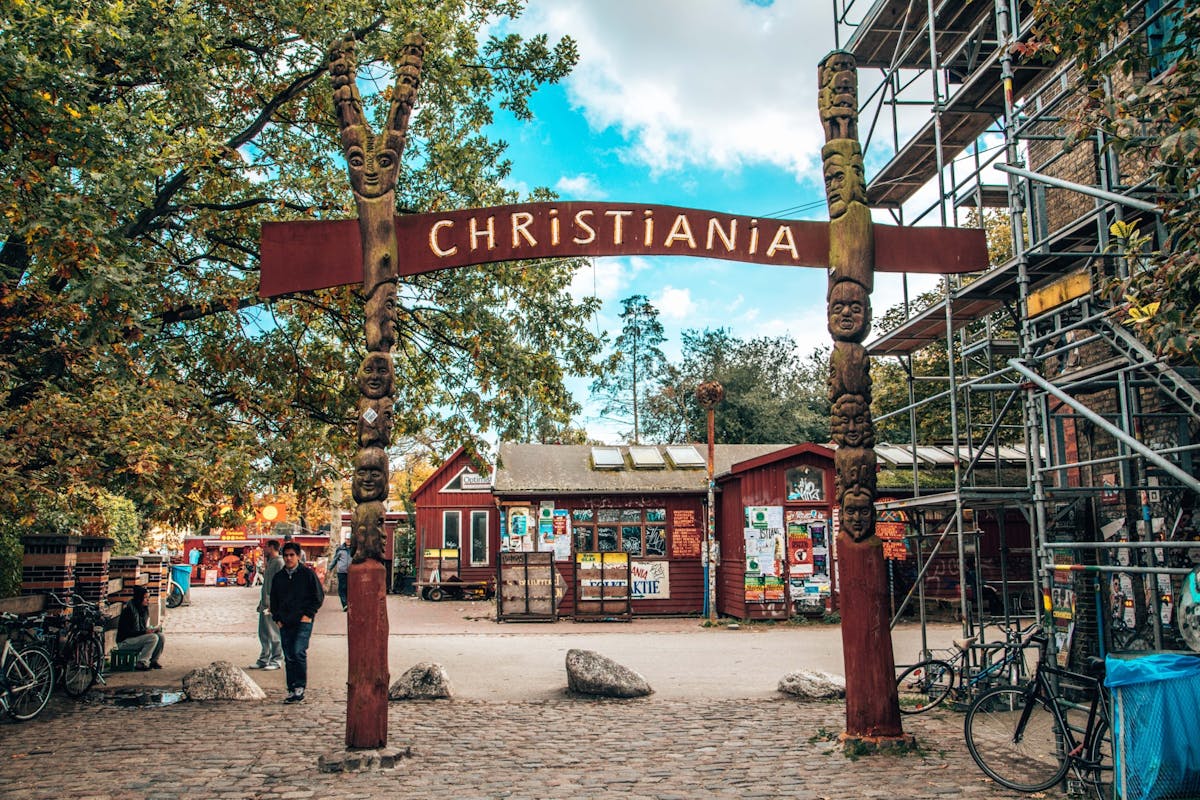 Gioco di esplorazione Hippie Freetown Christiania a Copenaghen
