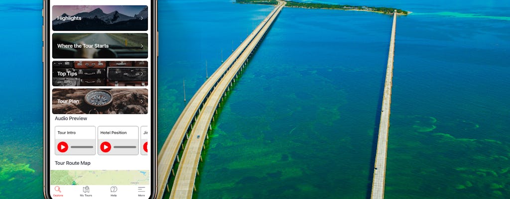 Excursão autoguiada de Miami para Florida Keys