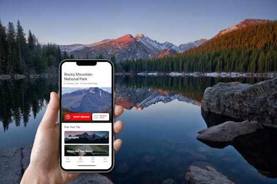 Zelfgeleide autorit door Rocky Mountain National Park